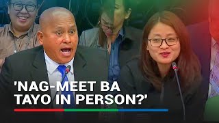 Kilala mo ba ako Bato grills Alice Guo after former chief PNP mentioned at Senate hearing [upl. by Eecyak]