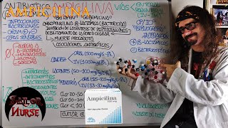 💊 Ampicilina quotBritapenquot quotGobemicinaquot Antibiótico Betalactámico [upl. by Beckman]