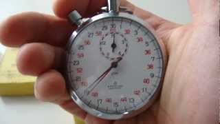 Breitling Wakmann rattrapante 110 sec stopwatch  cronografo da tasca [upl. by Maisey]