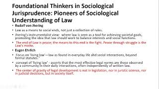 SOCIOLOGICAL JURISPRUDENCE [upl. by Ahser999]