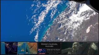 Sept 28 2023 Desert landscape of Western Australia coast of Arafura Sea from ISS [upl. by Anihcak]