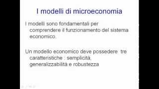 Microeconomia semplice I lezione [upl. by Wesley]