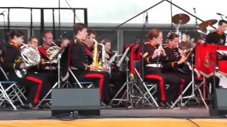 Royal Marines Band Scotland  Sunderland International Airshow 2013 [upl. by Gable]