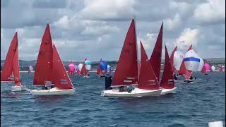 Squib Nationals at Weymouth Day 5 Rounding the first leeward mark by Greg Croydon [upl. by Aehcsrop]