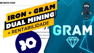 ⛏️👷🏼 DUAL MINING IRON FISH  GRAM COIN IRON  GRAM  LOLMINER [upl. by Cohin98]