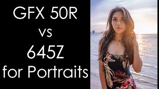 Fujifilm GFX 50R vs Pentax 645Z feat Guam Model Salina Borja Eseroma [upl. by Xela]