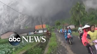 Death toll rises in Indonesian Mount Semeru volcano eruption l GMA [upl. by Urson431]