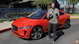 2019 Jaguar IPACE First Drive Video Review  AllElectric SUV [upl. by Lesly907]