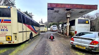 ABANDONED Bus Graveyard With Hidden Rare Cars  Abandoned Places  Abandoned Places UK [upl. by Stevens]