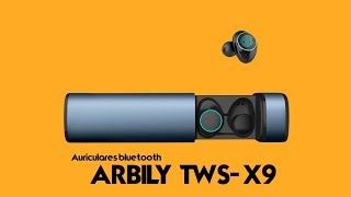 ARBILY TWSX9 review en español  AURICULARES BLUETOOTH [upl. by Lehteb983]