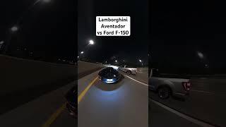 Lamborghini Aventador vs Ford F150 😱😱 shorts f150 lamborghini [upl. by Mallon]