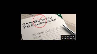 IB  Intelligence bureau written test 2024  IB roll number slips kese nikalen  Ib physical test [upl. by Kozloski]