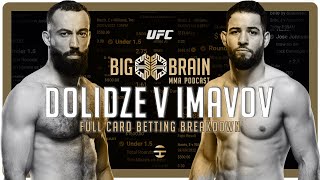 BB MMA 116  UFC Vegas 85 Dolidze vs Imavov  BigSteve  Pepe [upl. by Eneres]