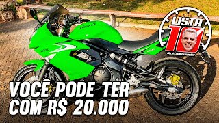 10 MOTOS PARA COMPRAR ATÉ 20 MIL REAIS Será que vale [upl. by Macmillan]