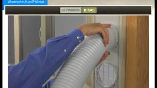 How to install a Danby Single Hose Portable Air Conditioner [upl. by Ydnak]