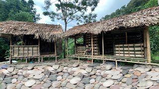 I have completed 99 of the thatched roof house with my skillful hands [upl. by Adim]