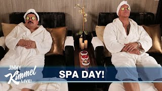 Dwayne Johnson amp Guillermo’s Spa Day After the Oscars [upl. by Perusse452]