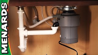 How To Install a Garbage Disposer  Menards [upl. by Aniala351]