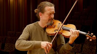 Christian Tetzlaff Talks about Brahms and his 2000 violin by StefanPeter Greiner [upl. by Erialb]