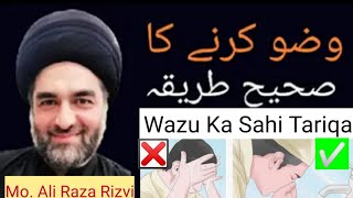 Shia Wazu Karne Ka Sahi Tarika  Practically Method  Maulana Ali Raza [upl. by Irehc645]