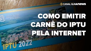 Como emitir carnê do IPTU pela internet  Dicas Ilha News [upl. by Tove]