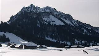 Bregenzerwald Schönenbach  kleines Langlauf Paradies im Winter [upl. by Etnohc]