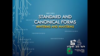 Standard and Canonical Forms  Minterms and Maxterms  Tagalog [upl. by Myrna227]