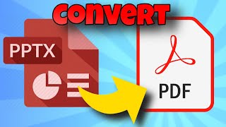 how to convert pptx to pdf [upl. by Adnilahs907]