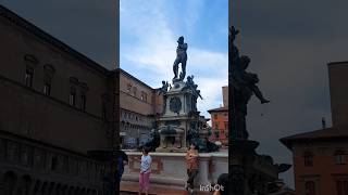 Italy  Piazza del Nettuno Bologna Italien bologna [upl. by Trinia135]