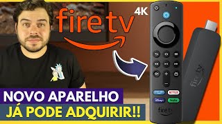 URGENTE NOVO AMAZON FIRE TV STICK 4K JÁ CHEGOU Confira Os Detalhes E Valores [upl. by Loos]