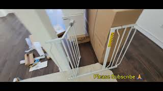 WideSpan® Extra Tall Baby Gate  Install Tutorial [upl. by Madea661]