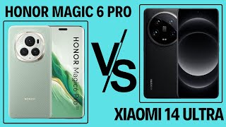 Honor Magic 6 Pro Vs Xiaomi 14 Ultra  Which Smartphone Has The Best Design amp Build Quality [upl. by Adnirual123]