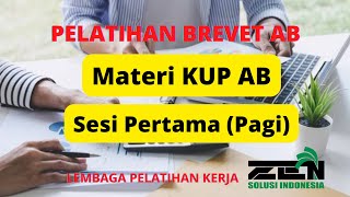 Pelatihan Pajak Brevet AB  Materi KUP  Sesi Pertama Pagi brevet pelatihanpajak pajakonline [upl. by Eda219]