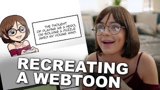 Recreating a Webtoon  Merrell Twins [upl. by Sampson]