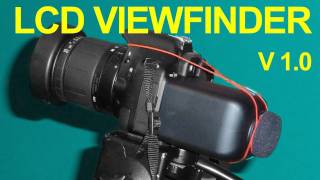 Homemade DSLR LCD Viewfinder  DIY Loupe  QUICK FX [upl. by Sateia964]