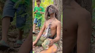 Survival Skills Simple but Useful With Frogs 🐸 survival bushcraft useful simple food shorts [upl. by Cohbath]