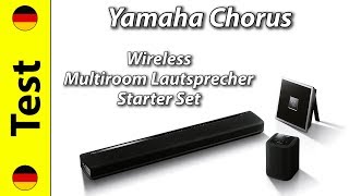 Yamaha Chorus  Wireless Multiroom Lautsprecher Starter Set [upl. by Nanci591]