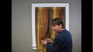 How to Install a Tieup Curtain [upl. by Drofhsa542]