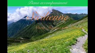 Sicilienne Piano accompanimentMaria Theresia von Paradis [upl. by Tobin]