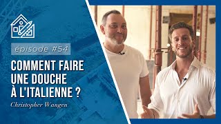 🏗 EPISODE 54  Comment faire une douche à litalienne [upl. by Schwab]