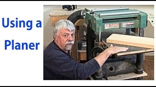 How to Use a Wood Planer  Beginnners 8  woodworkweb [upl. by Salokkin]