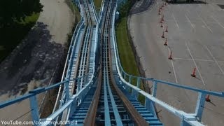 Blue Streak Front Seat HD POV Cedar Point [upl. by Goulette]