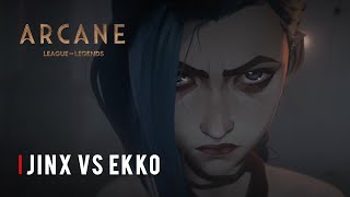 Arcane Jinx Vs Ekko Fight Türkçe Altyazı [upl. by Bullis864]