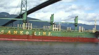 The Sanko Line at Lions Gate Bridge Vancouver [upl. by Nevaeh]