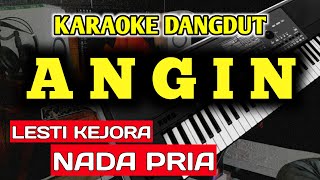 LESTI ANGIN KARAOKE Nada Pria  DANGDUT SLOW [upl. by Nedgo722]