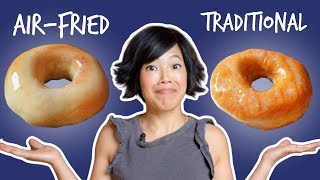 AirFried Doughnuts Take 3 Minutes To Cook But Are They GOOD [upl. by Wearing591]