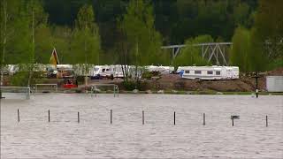 Flood in Glomma River [upl. by Poliard]