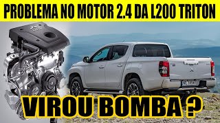 PROBLEMA NO MOTOR 24 TURBO DIESEL MIVEC DA NOVA L200 TRITON  VIROU BOMBA RELÓGIO [upl. by Cyna40]