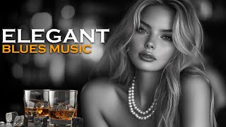 Elegant Blues  Dirty Blues amp Jazz Grooves for Whiskey Nights  Soulful Blues Guitar [upl. by Dnalyaw]