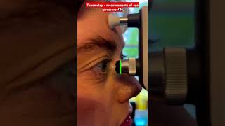 Tonometry measurements of eye pressure tonometry ophthalmology ophthalkripa iop ophthalmologist [upl. by Nabois]